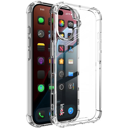 For iPhone 16 IMAK Space Shield PC + TPU Airbag Shockproof Phone Case(Transparent) - iPhone 16 Cases by imak | Online Shopping UK | buy2fix