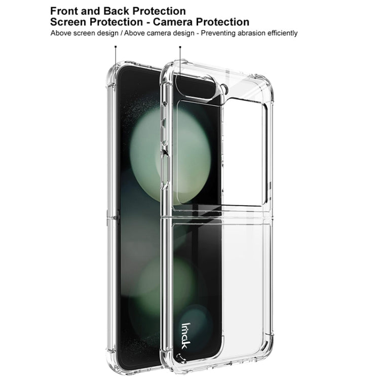 For Samsung Galaxy Z Flip6 IMAK Space Shield PC + TPU Airbag Shockproof Phone Case(Transparent) - Galaxy Z Flip6 5G Cases by imak | Online Shopping UK | buy2fix