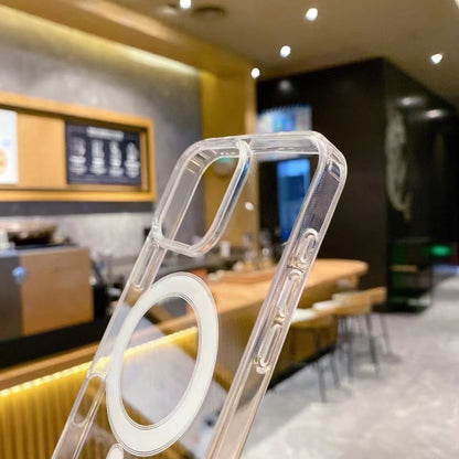 For iPhone 17 Pro Large Hole Camera MagSafe Magnetic Clear Acrylic TPU Case(Transparent) - iPhone 17 Pro Cases by buy2fix | Online Shopping UK | buy2fix