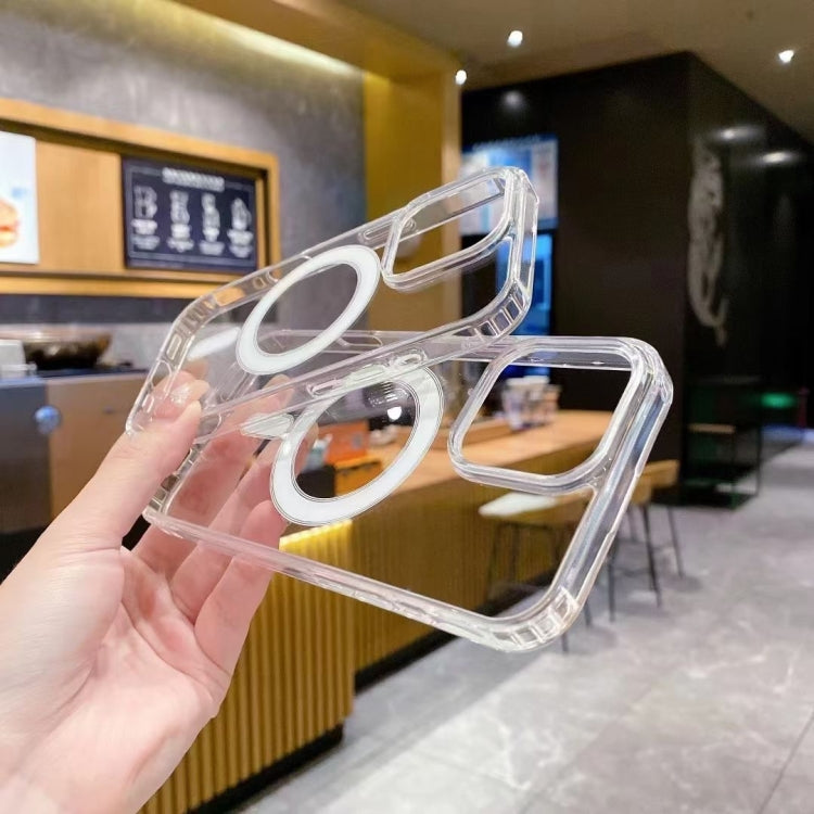 For iPhone 17 Pro Max Large Hole Camera MagSafe Magnetic Clear Acrylic TPU Case(Transparent) - iPhone 17 Pro Max Cases by buy2fix | Online Shopping UK | buy2fix