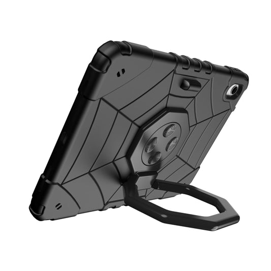 For iPad Air 11 2025 / 2024 Spider Turntable Handle Stress Relief Tablet Case(Black) by buy2fix