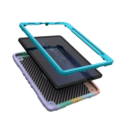 For iPad Pro 11 2022 / 2021 / 2020 Spider Turntable Handle Stress Relief Tablet Case(Gradient Color Blue) - iPad Pro 11 (2022/2021) Cases by buy2fix | Online Shopping UK | buy2fix