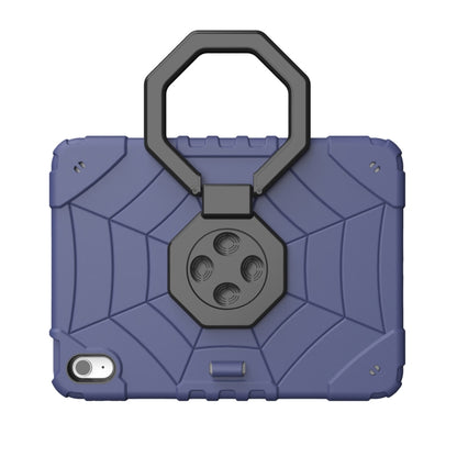 For iPad 2025 / 2022 Spider Turntable Handle Stress Relief Tablet Case(Navy Blue Black) - iPad 2025 / 2022 Cases by buy2fix | Online Shopping UK | buy2fix