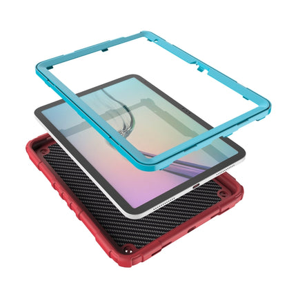 For iPad 2025 / 2022 Spider Turntable Handle Stress Relief Tablet Case(Red Blue) - iPad 2025 / 2022 Cases by buy2fix | Online Shopping UK | buy2fix