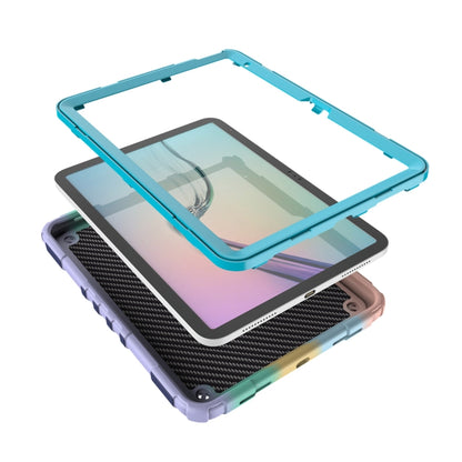 For iPad 2025 / 2022 Spider Turntable Handle Stress Relief Tablet Case(Gradient Color Blue) - iPad 2025 / 2022 Cases by buy2fix | Online Shopping UK | buy2fix
