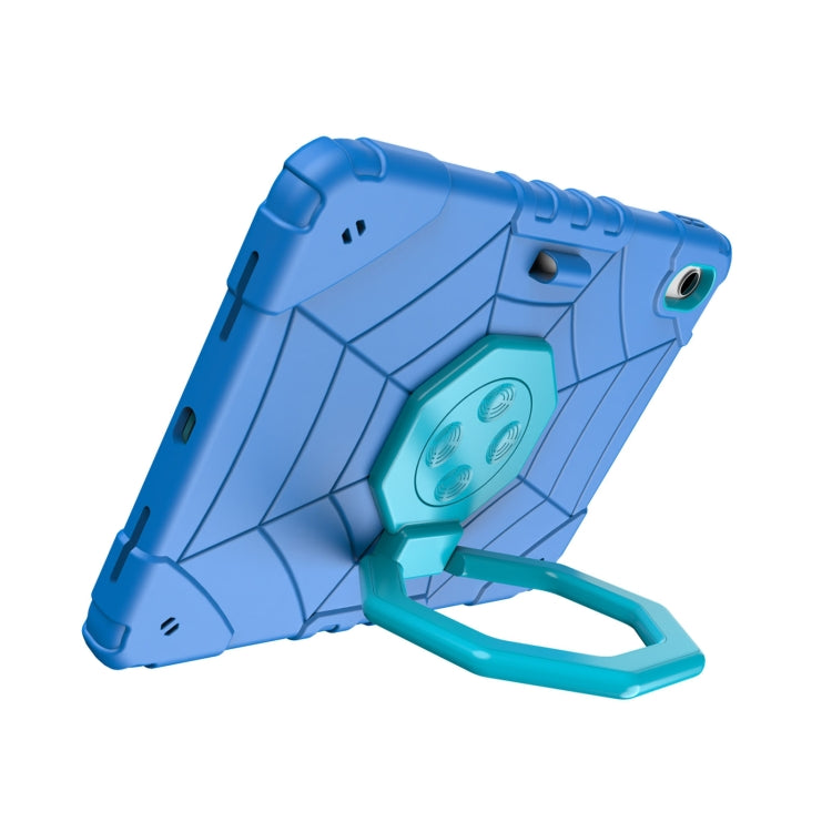 For iPad 2025 / 2022 Spider Turntable Handle Stress Relief Tablet Case(Blue) - iPad 2025 / 2022 Cases by buy2fix | Online Shopping UK | buy2fix