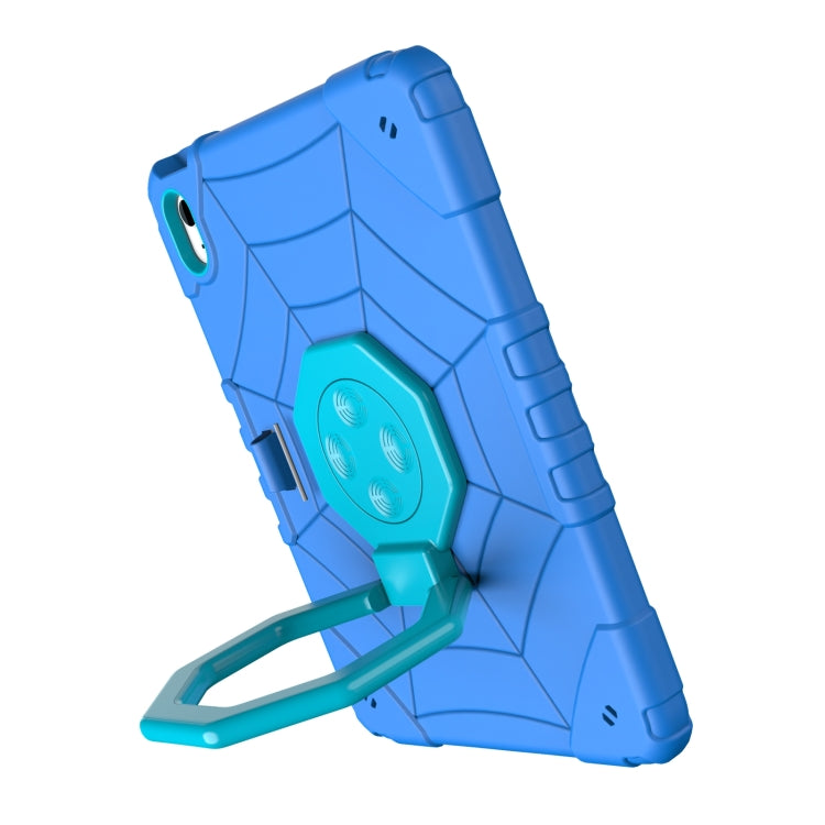 For iPad 2025 / 2022 Spider Turntable Handle Stress Relief Tablet Case(Blue) - iPad 2025 / 2022 Cases by buy2fix | Online Shopping UK | buy2fix
