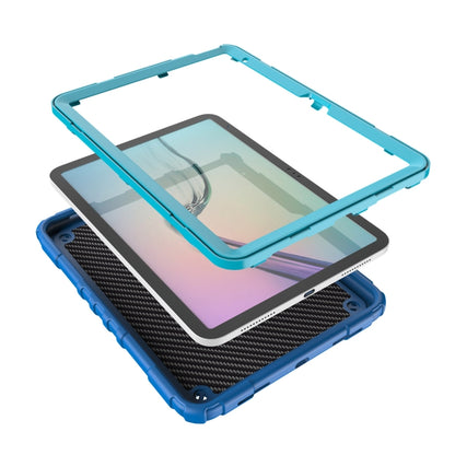 For iPad 2025 / 2022 Spider Turntable Handle Stress Relief Tablet Case(Blue) - iPad 2025 / 2022 Cases by buy2fix | Online Shopping UK | buy2fix