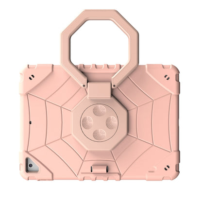 For iPad 9.7 2018 / Air / Air 2 Spider Turntable Handle Stress Relief Tablet Case(Rose Gold) - iPad Pro 9.7 inch Cases by buy2fix | Online Shopping UK | buy2fix
