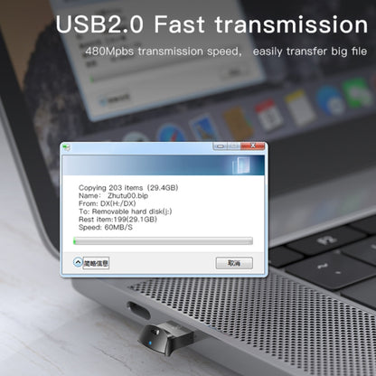 Yesido GS20 USB 2.0 to TF Card Portable Mini OTG Card Reader(Black) by Yesido