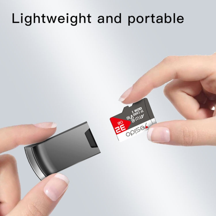 Yesido GS20 USB 2.0 to TF Card Portable Mini OTG Card Reader(Black) by Yesido