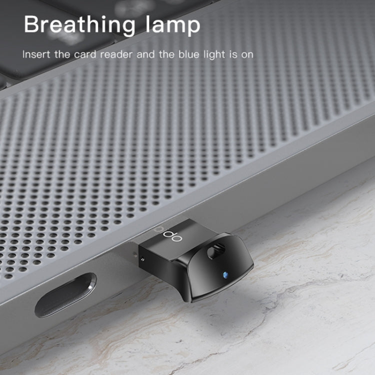 Yesido GS20 USB 2.0 to TF Card Portable Mini OTG Card Reader(Black) by Yesido