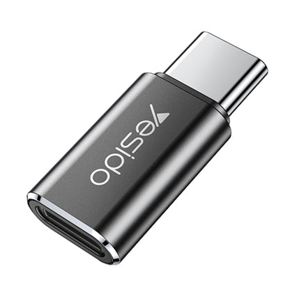 Yesido GS22 USB-C / Type-C to 8 Pin OTG Adapter(Black) by Yesido