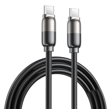 REMAX RC-C037 Capsule 1.2m 30W Type-C to Type-C PVC Fast Charging Cable(Black) - USB-C & Type-C Cable by REMAX | Online Shopping UK | buy2fix