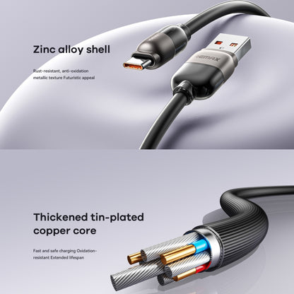 REMAX RC-C038 Capsule 1.2m 66W USB to Type-C PVC Fast Charging Cable(White) - USB-C & Type-C Cable by REMAX | Online Shopping UK | buy2fix