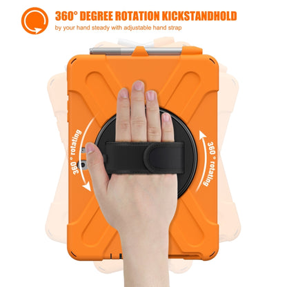 For Microsoft Surface Go 4 / 3 / 2 / 1 Shockproof Colorful Silicone + PC Protective Case with Holder & Shoulder Strap & Hand Strap & Pen Slot(Orange) - Others by buy2fix | Online Shopping UK | buy2fix