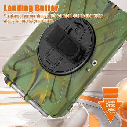 For Microsoft Surface Go 4 / 3 / 2 / 1 Shockproof Colorful Silicone + PC Protective Case with Holder & Shoulder Strap & Hand Strap & Pen Slot (CP Camouflage) - Others by buy2fix | Online Shopping UK | buy2fix