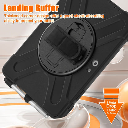 For Microsoft Surface Go 4 / 3 / 2 / 1 Shockproof Colorful Silicone + PC Protective Case with Holder & Shoulder Strap & Hand Strap & Pen Slot(Black) - Others by buy2fix | Online Shopping UK | buy2fix