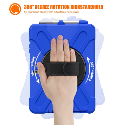 For Microsoft Surface Go 4 / 3 / 2 / 1 Shockproof Colorful Silicone + PC Protective Case with Holder & Shoulder Strap & Hand Strap & Pen Slot(Blue) - Others by buy2fix | Online Shopping UK | buy2fix