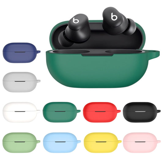For Beats Solo Buds Wireless Earphones Silicone Protective Case(Black) by buy2fix