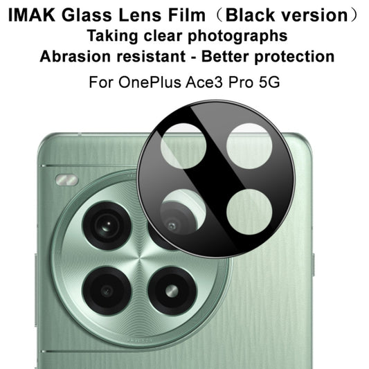 For OnePlus Ace 3 imak Rear Camera Lens Glass Film Black Version by imak