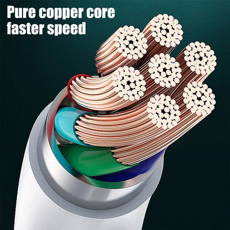 USB-C / Type-C to Micro USB Charging Data Cable, Length: 1m - Multifunctional Cable by buy2fix | Online Shopping UK | buy2fix