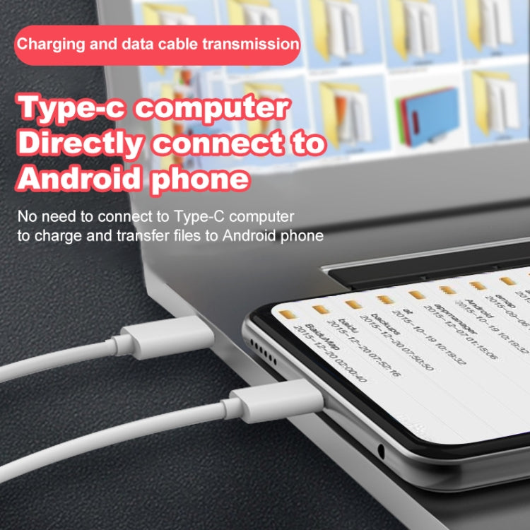 USB-C / Type-C to Micro USB Charging Data Cable, Length: 1m - Multifunctional Cable by buy2fix | Online Shopping UK | buy2fix