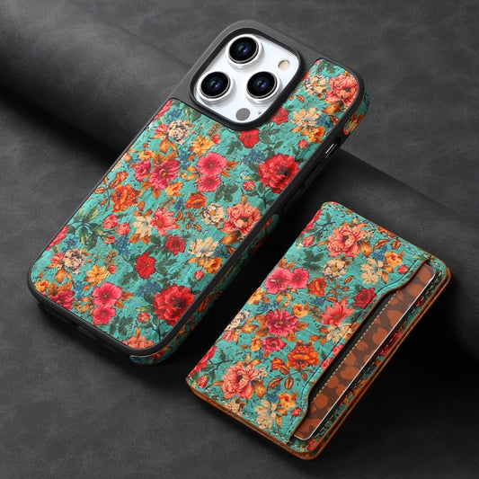 For iPhone 14 MagSafe Detachable Card Slot Holder Phone Case(Blue) by buy2fix