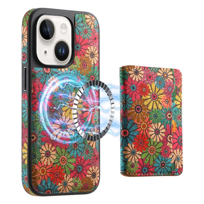 For iPhone 15 Plus MagSafe Detachable Card Slot Holder Phone Case(Green) - iPhone 15 Plus Cases by buy2fix | Online Shopping UK | buy2fix