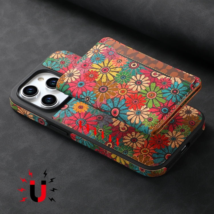 For iPhone 15 Plus MagSafe Detachable Card Slot Holder Phone Case(Green) - iPhone 15 Plus Cases by buy2fix | Online Shopping UK | buy2fix