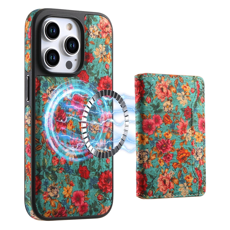 For iPhone 15 Pro Max MagSafe Detachable Card Slot Holder Phone Case(Blue) - iPhone 15 Pro Max Cases by buy2fix | Online Shopping UK | buy2fix