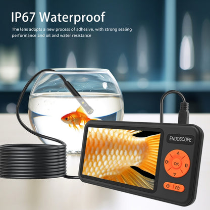 T29 5 inch IPS Screen 7.9mm Triple Lens IP67 Waterproof Industrial Endoscope With Bracket, Length:1m -  by buy2fix | Online Shopping UK | buy2fix