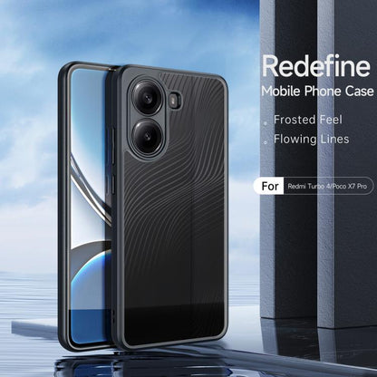 For Xiaomi Poco X7 Pro DUX DUCIS Aimo Series TPU + PC Frosted Feel Phone Case(Black) - Xiaomi Cases by DUX DUCIS | Online Shopping UK | buy2fix