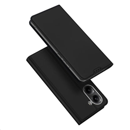 For Redmi Turbo 4 DUX DUCIS Skin Pro Series Flip Leather Phone Case(Black) - Xiaomi Cases by DUX DUCIS | Online Shopping UK | buy2fix