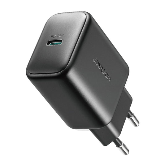 JOYROOM JR-TCF20 PD20W USB-C / Type-C Port Charger, Plug:EU Plug(Black) by JOYROOM