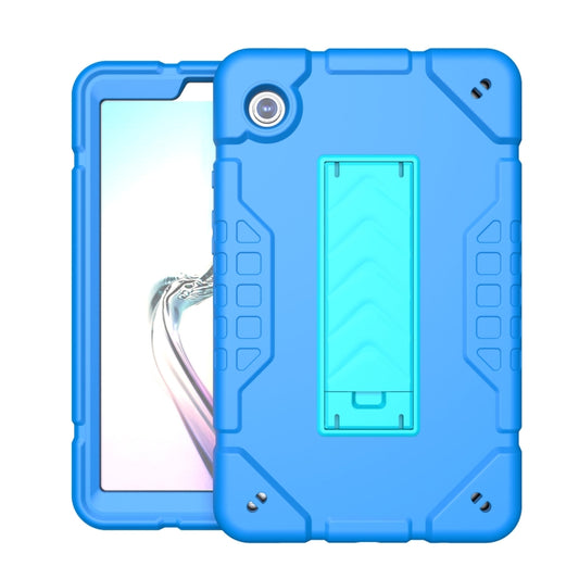 For Samsung Galaxy Tab A9 Armor Holder Silicone Hybrid PC Tablet Case(Blue) - Galaxy Tab A9 by buy2fix | Online Shopping UK | buy2fix