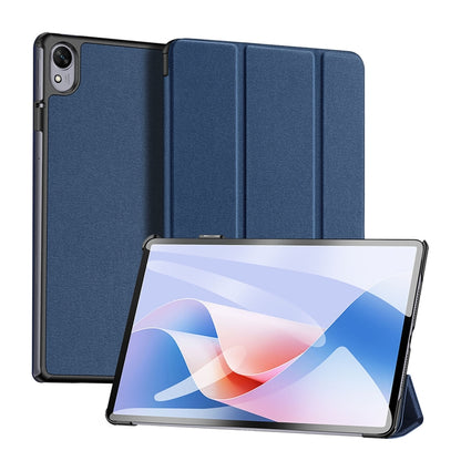 For Huawei MatePad 11.5 S DUX DUCIS Domo Series Cloth Texture Magnetic Leather Tablet Case(Blue) - Huawei by DUX DUCIS | Online Shopping UK | buy2fix