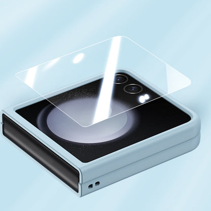 For Motorola Razr 50 Integrated PC Skin Feel Shockproof Phone Case(Lemon Yellow) by buy2fix