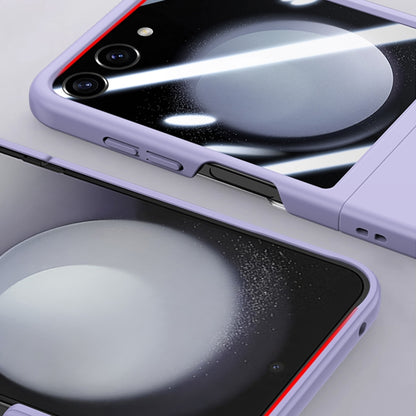 For Motorola Razr 50 Integrated PC Skin Feel Shockproof Phone Case(Blue) by buy2fix