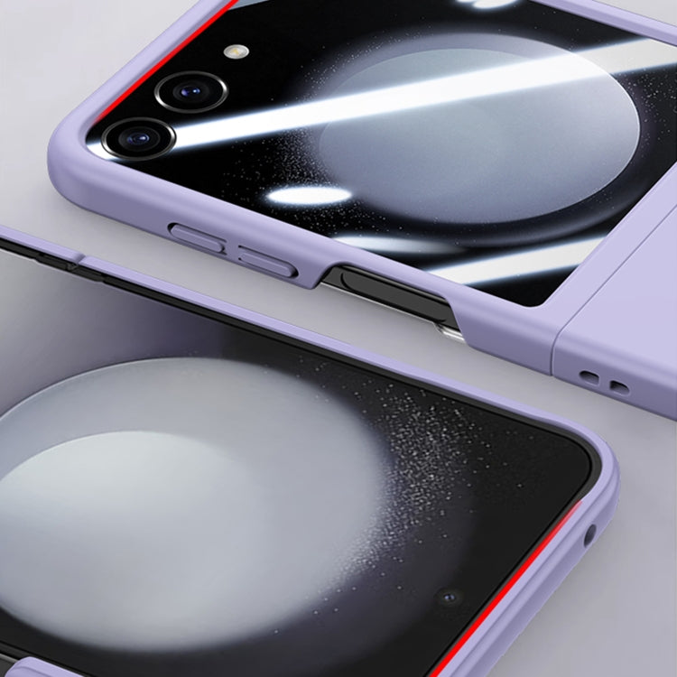 For Motorola Razr 50 Integrated PC Skin Feel Shockproof Phone Case(Black) by buy2fix