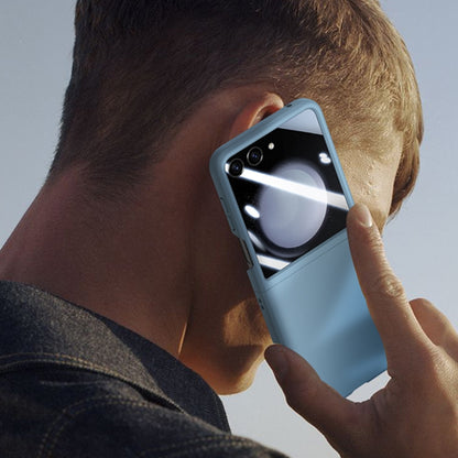 For Motorola Razr 50 Integrated PC Skin Feel Shockproof Phone Case(Black) by buy2fix