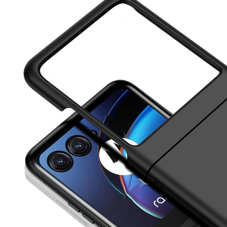 For Motorola Razr 40 Ultra Integrated PC Skin Feel Shockproof Phone Case(Lemon Yellow) by buy2fix