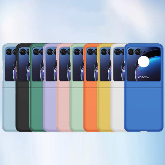 For Motorola Razr 40 Ultra Integrated PC Skin Feel Shockproof Phone Case(White) by buy2fix