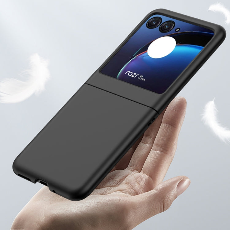 For Motorola Razr 40 Ultra Integrated PC Skin Feel Shockproof Phone Case(Blue) by buy2fix