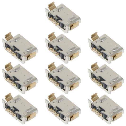 For Lenovo Tab E7 TB-7104 TB-7104F 10pcs Charging Port Connector - Tail Connector by buy2fix | Online Shopping UK | buy2fix