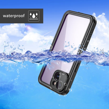 For iPhone 14 RedPepper Shockproof IP68 Waterproof PC + TPU Protective Case(Black) - iPhone 14 Cases by RedPepper | Online Shopping UK | buy2fix