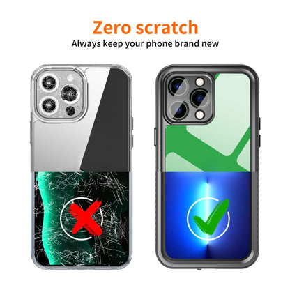 For iPhone 14 Pro Max RedPepper Shockproof IP68 Waterproof PC + TPU Protective Case(Black) - iPhone 14 Pro Max Cases by RedPepper | Online Shopping UK | buy2fix