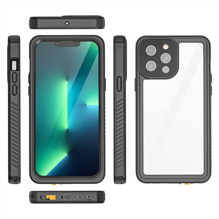 For iPhone 13 Pro Max RedPepper Shockproof IP68 Waterproof PC + TPU Protective Case(Black) - iPhone 13 Pro Max Cases by RedPepper | Online Shopping UK | buy2fix