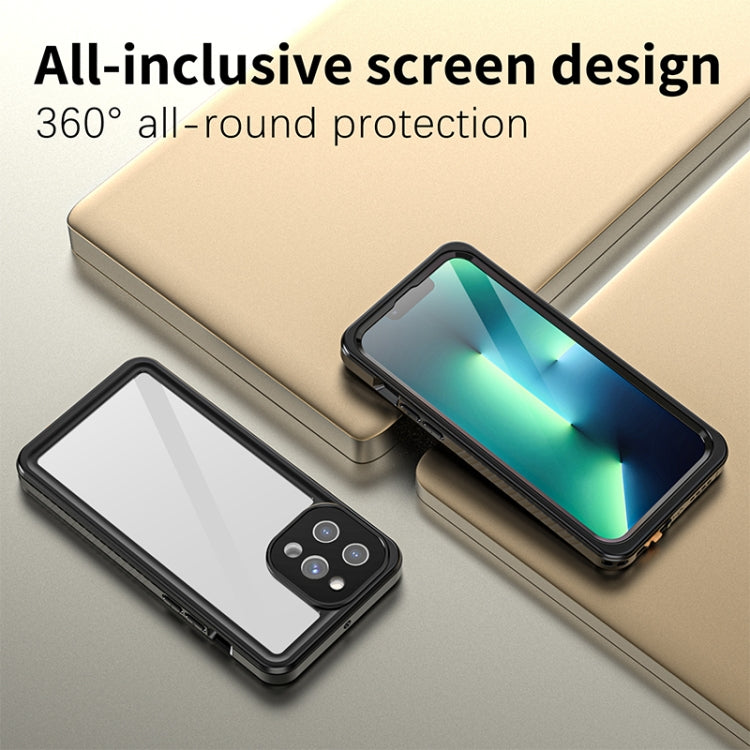 For iPhone 13 Pro Max RedPepper Shockproof IP68 Waterproof PC + TPU Protective Case(Black) - iPhone 13 Pro Max Cases by RedPepper | Online Shopping UK | buy2fix