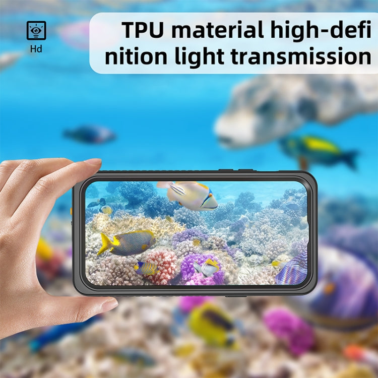 For iPhone 13 Pro Max RedPepper Shockproof IP68 Waterproof PC + TPU Protective Case(Black) - iPhone 13 Pro Max Cases by RedPepper | Online Shopping UK | buy2fix